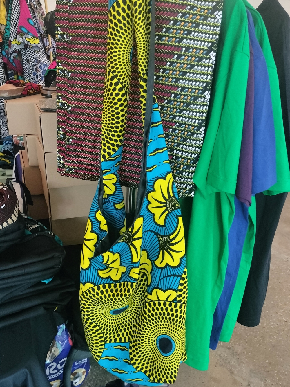 African Print Crossbody Bag